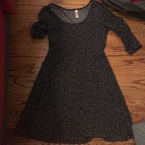 Casual scoop neck dress